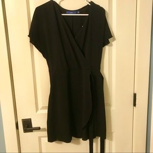 APT.9 Black Wrap Dress